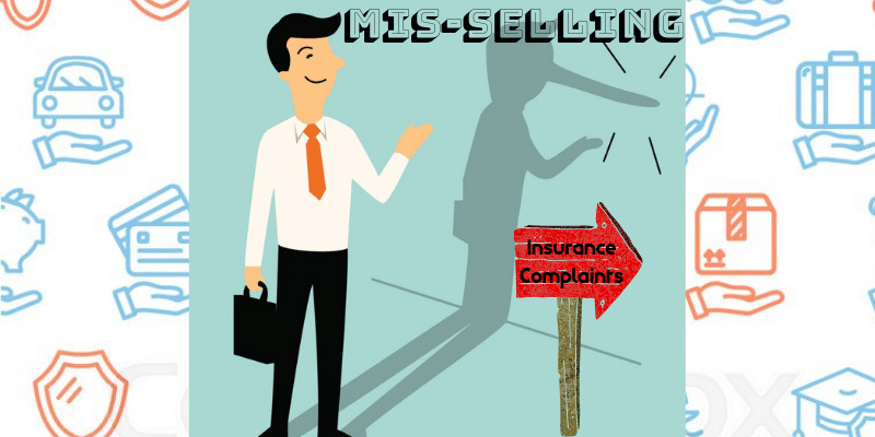 Majority of complaints filed for mis selling of insurance