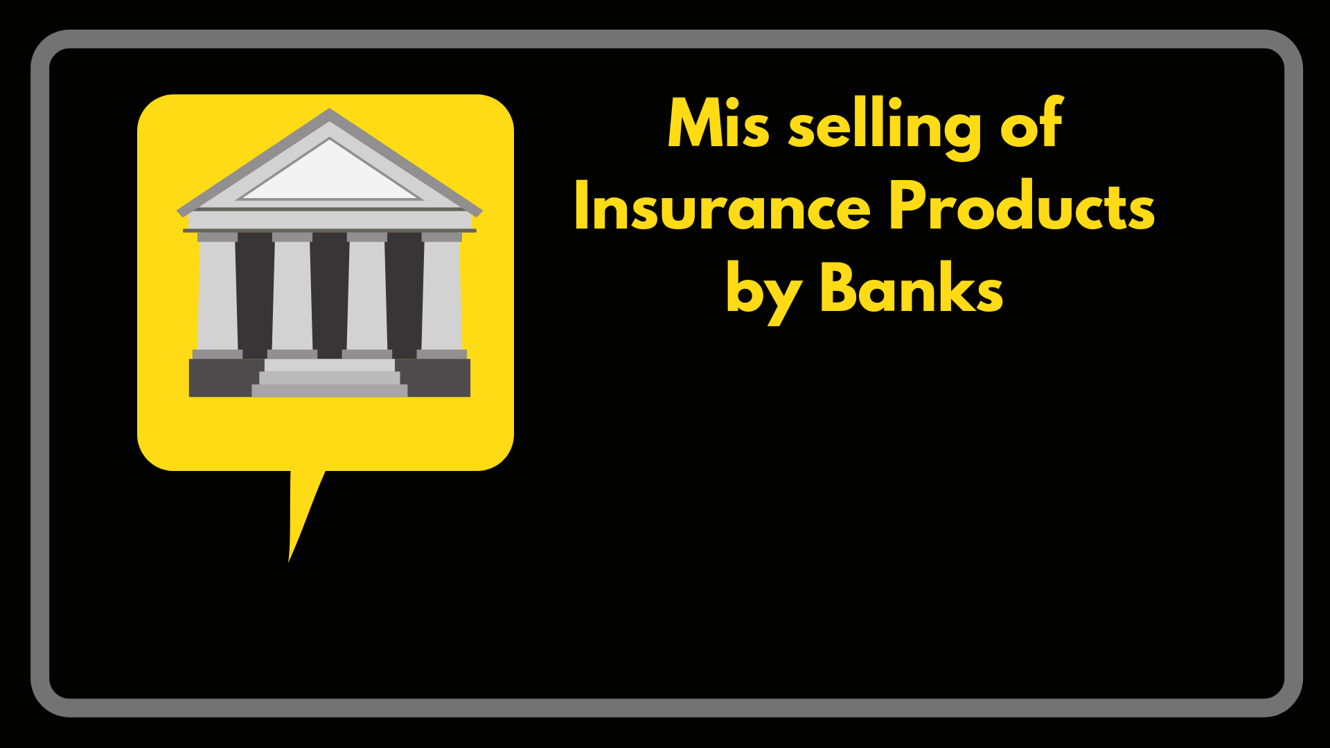 Insurance mis-sold by Bank