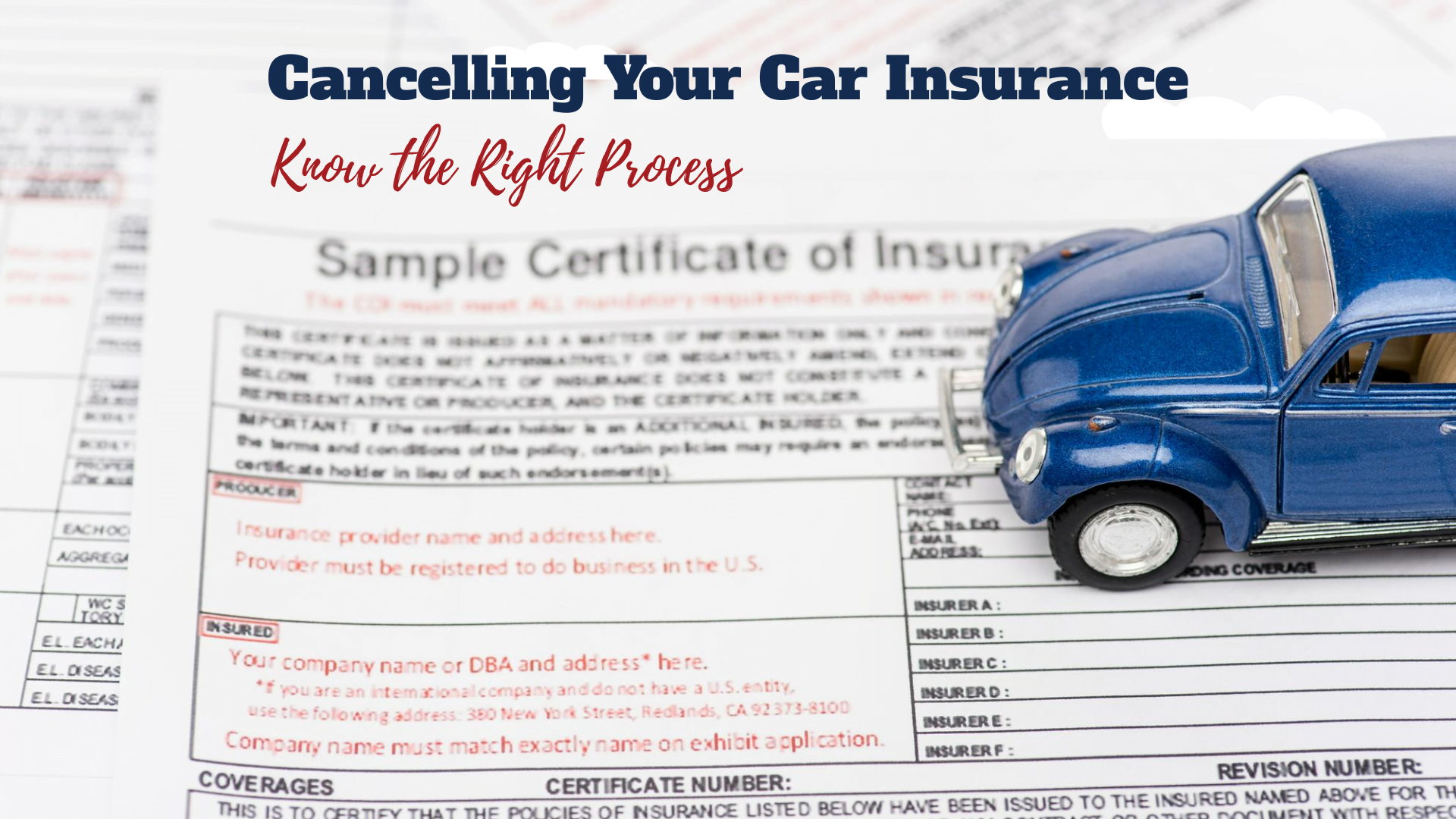Can I Cancel My Car Insurance / How Do I Cancel My Car