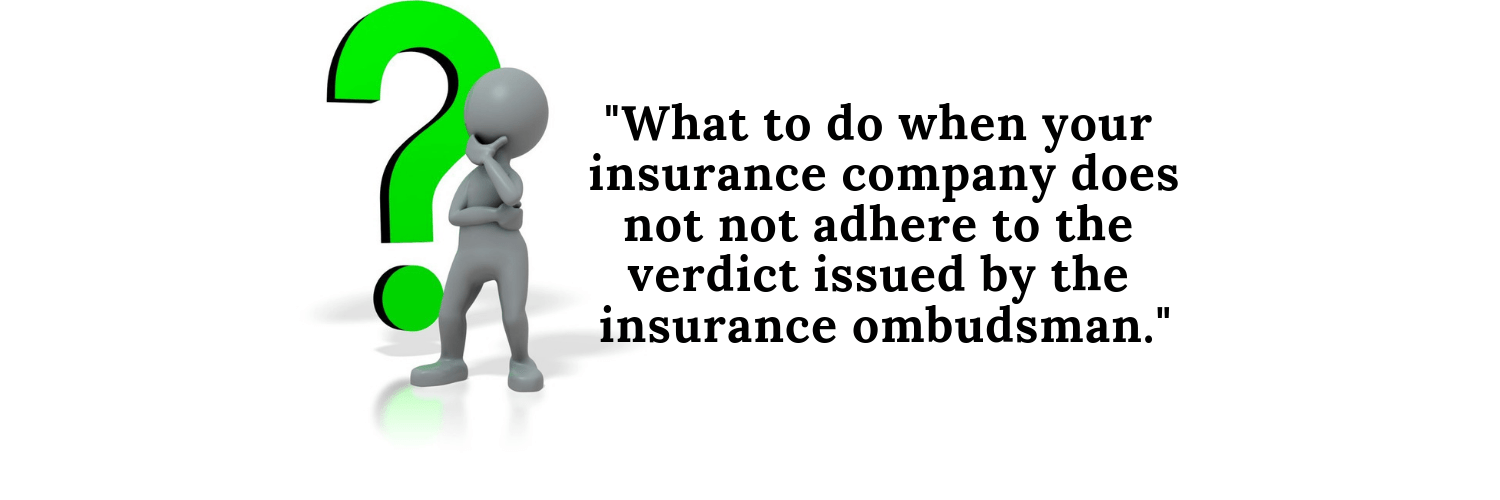 Negligence of insurance ombudsman by insurance company