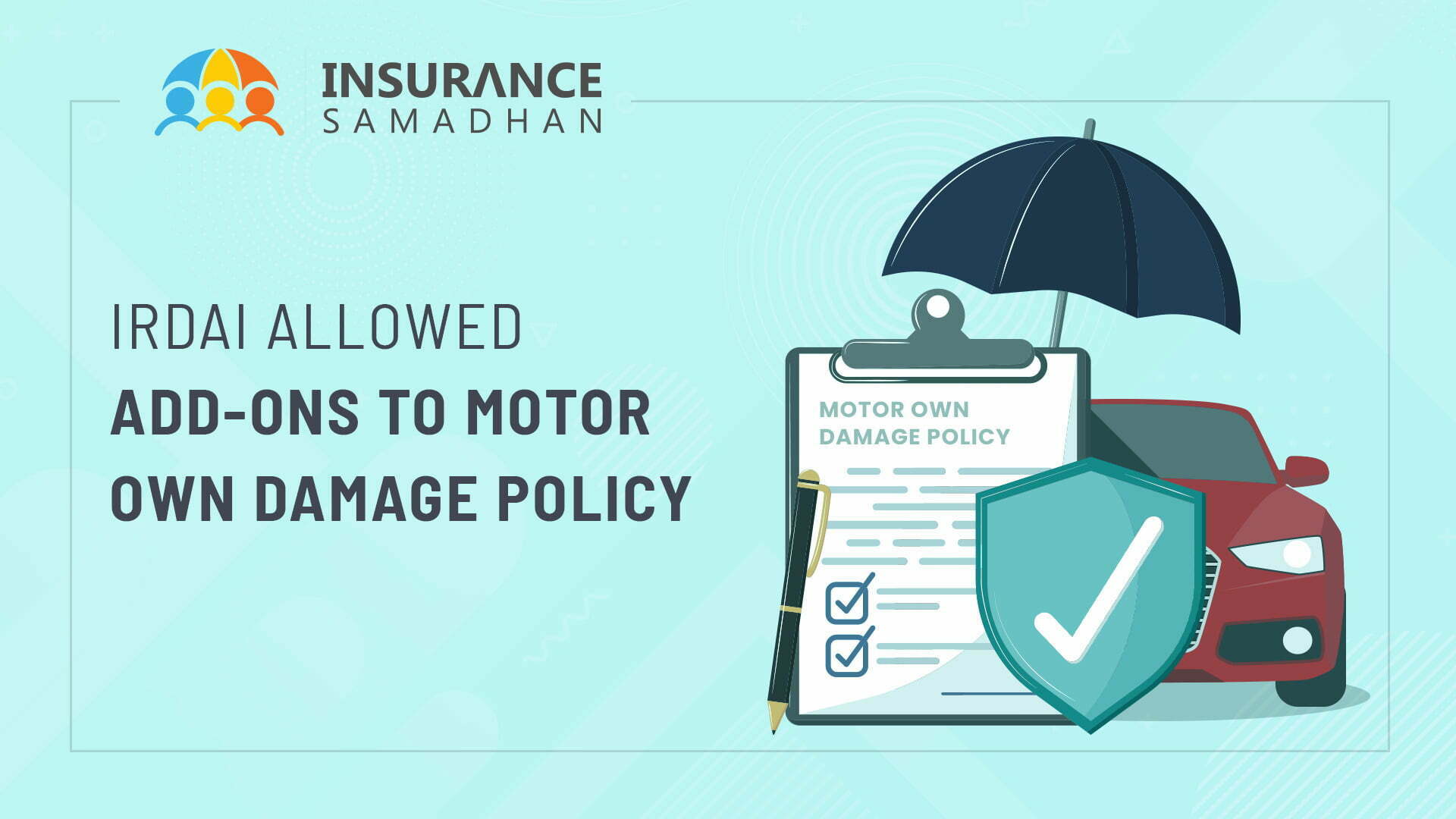 IRDAI Allowed Add-Ons to Motor Own Damage Policy